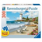 300 pc Ravensburger Puzzle - Sunlit Shores - LARGE FORMAT 